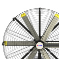 Rotating wall fan in workshop